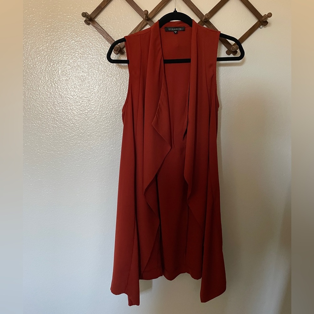 Dynamite Rust Sleeveless Vest